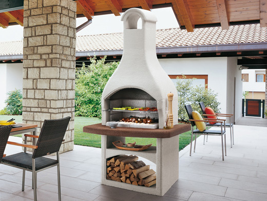 barbecue nuovo vulcano en pierre